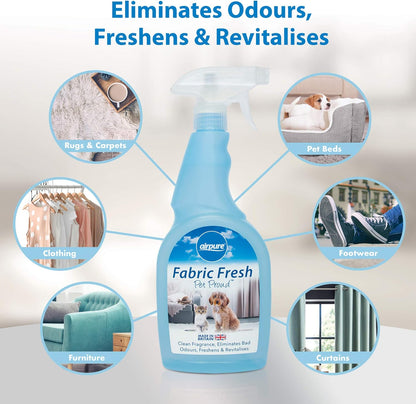 Airpure Fabric Freshener Pet Proud 750ml Linen