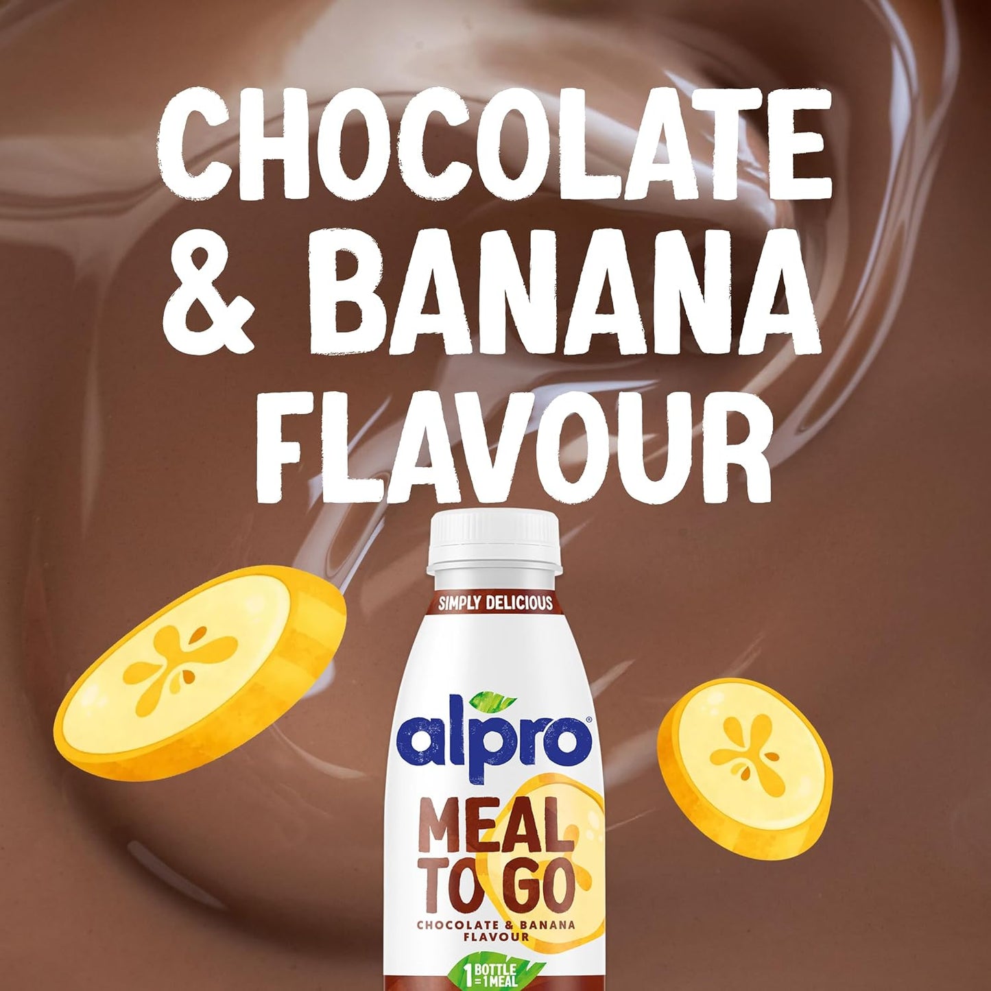 Alpro Meal To Go Chocolate & Banana 6 x 500ml