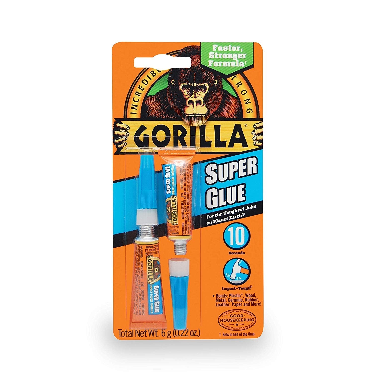 Gorilla Super Glue Clear 3g Pack of 2 - UK BUSINESS SUPPLIES