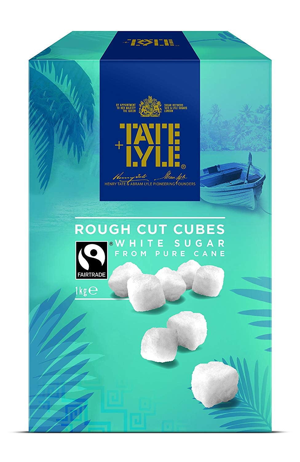 Tate & Lyle Rough Cut Fairtrade White Sugar Cubes 3x1kg