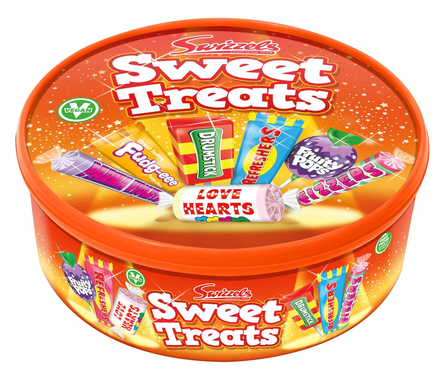 Swizzels Sweet Treats Tub 600g | Swizzels Sweet Shop Favourites | 3 Pack