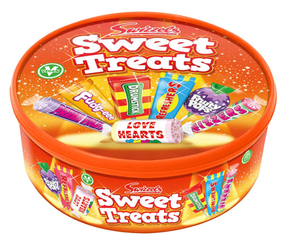 Swizzels Sweet Treats Tub 600g | Swizzels Sweet Shop Favourites | 3 Pack