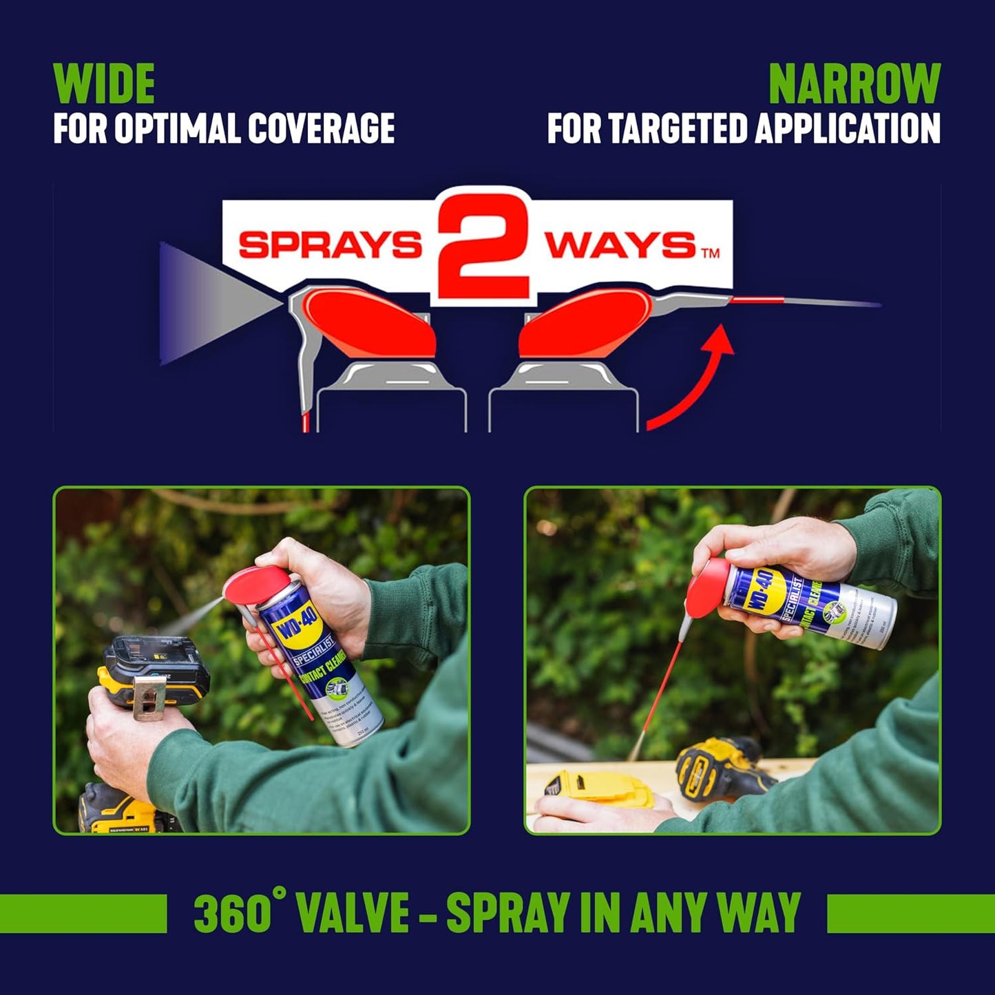 WD-40 Specialist Contact Cleaner Electrical Spray, 250ml.