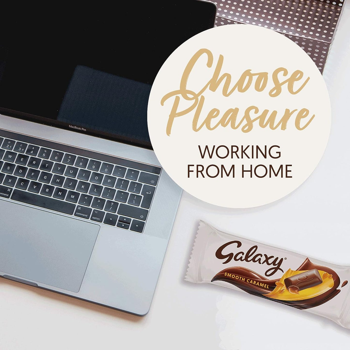 Galaxy Smooth Caramel & Milk Chocolate Bar, 24 Bars of 48g