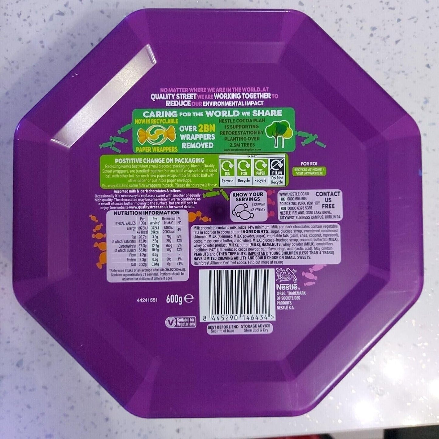 Quality Street Assorted Milk Chocolate Sweets 550g