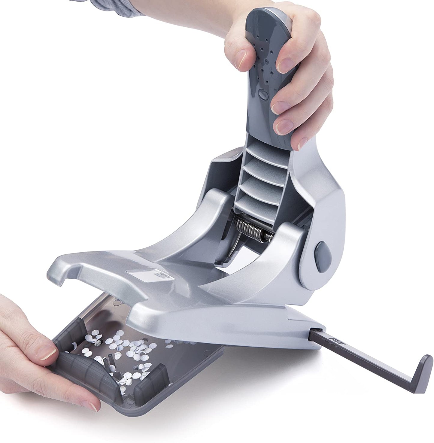 Rapesco Zero-65 Heavy Duty Hole Punch Capacity 65 Sheets Silver 0732