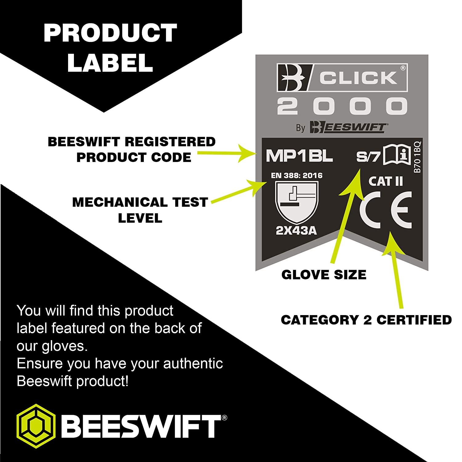 Beeswift MP1BL Multi Purpose Latex Gloves All Sizes {10 Pack} - UK BUSINESS SUPPLIES