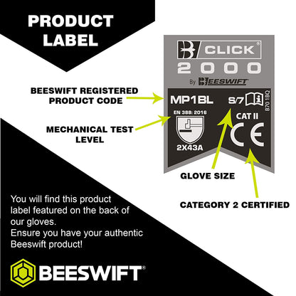 Beeswift MP1BL Multi Purpose Latex Gloves All Sizes {10 Pack} - UK BUSINESS SUPPLIES