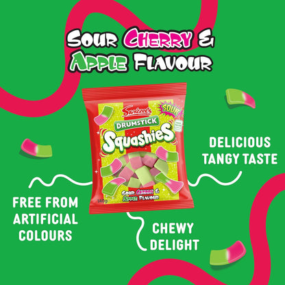 Swizzels Drumstick Squashies Sour Cherry & Apple 140g