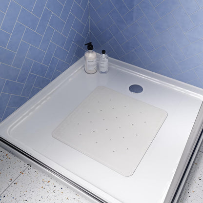 Croydex Hygiene 'N' Clean Square Shower Mat, 53X53Cm