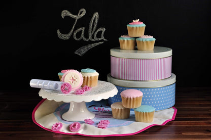 Tala Orignals Cake Storage Tins, Set Of 3 Round Nesting Cake Storage Tins