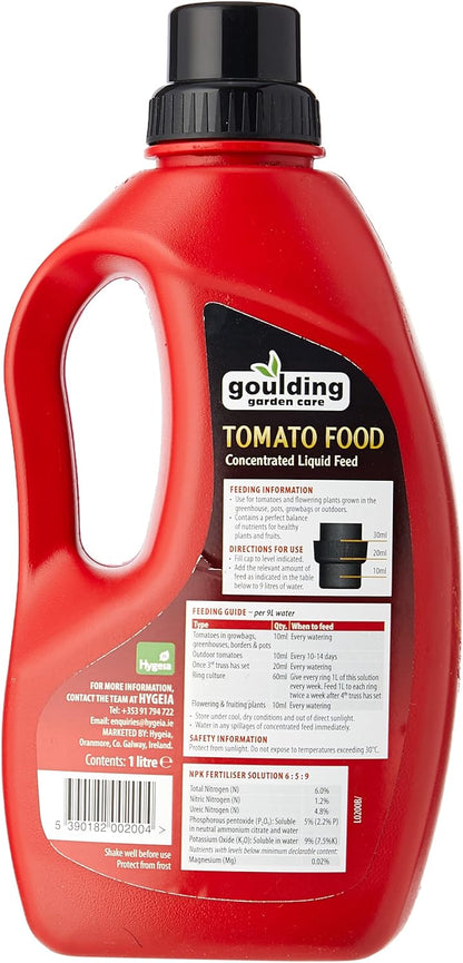 Goulding Tomato & Veg Enriched Tomato Food with Humics, Concentrated 1 Litre