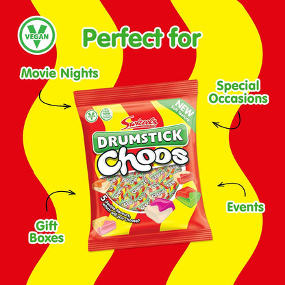 Swizzels Drumstick Choos 150g | Retro Drumstick Choos