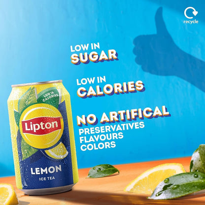 Lipton Lemon Ice Tea | 330ml Can| 24 Pack