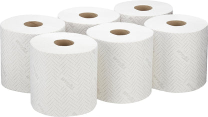 WypAll L20 Cleaning and Maintenance Wiping Paper 7278 - 2 Ply Centrefeed Rolls - 6 Rolls x 400 White