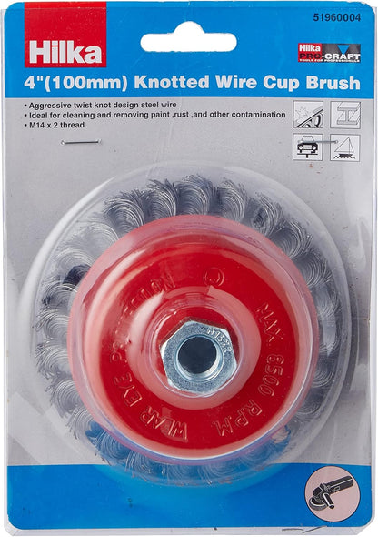 Hilka 100mm Knotted Cup Brush