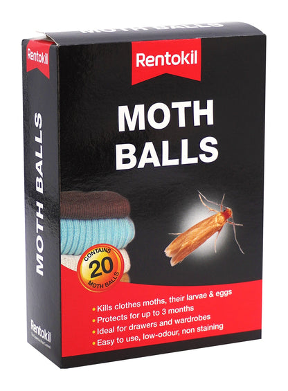 Rentokil Moth Balls Pack Of 20