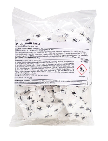 Rentokil Moth Balls Pack Of 20