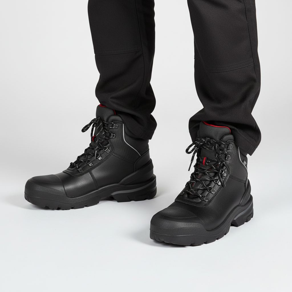 Uvex Quatro Leather Safety Boot Black Size { All Sizes}