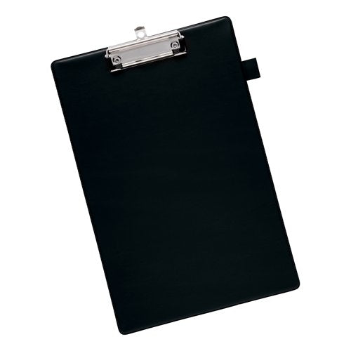 5 Star Standard Clipboard with PVC Cover Foolscap Black 913632
