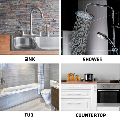 Everbuild Bath And Kitchen Acrylic Sealant | Anti Mould Formulation | White | 6 x 200ml Bundle (Copy)