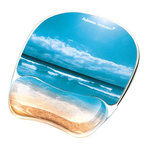 Fellowes Sandy Beach Mousepad Wrist Support 9179301