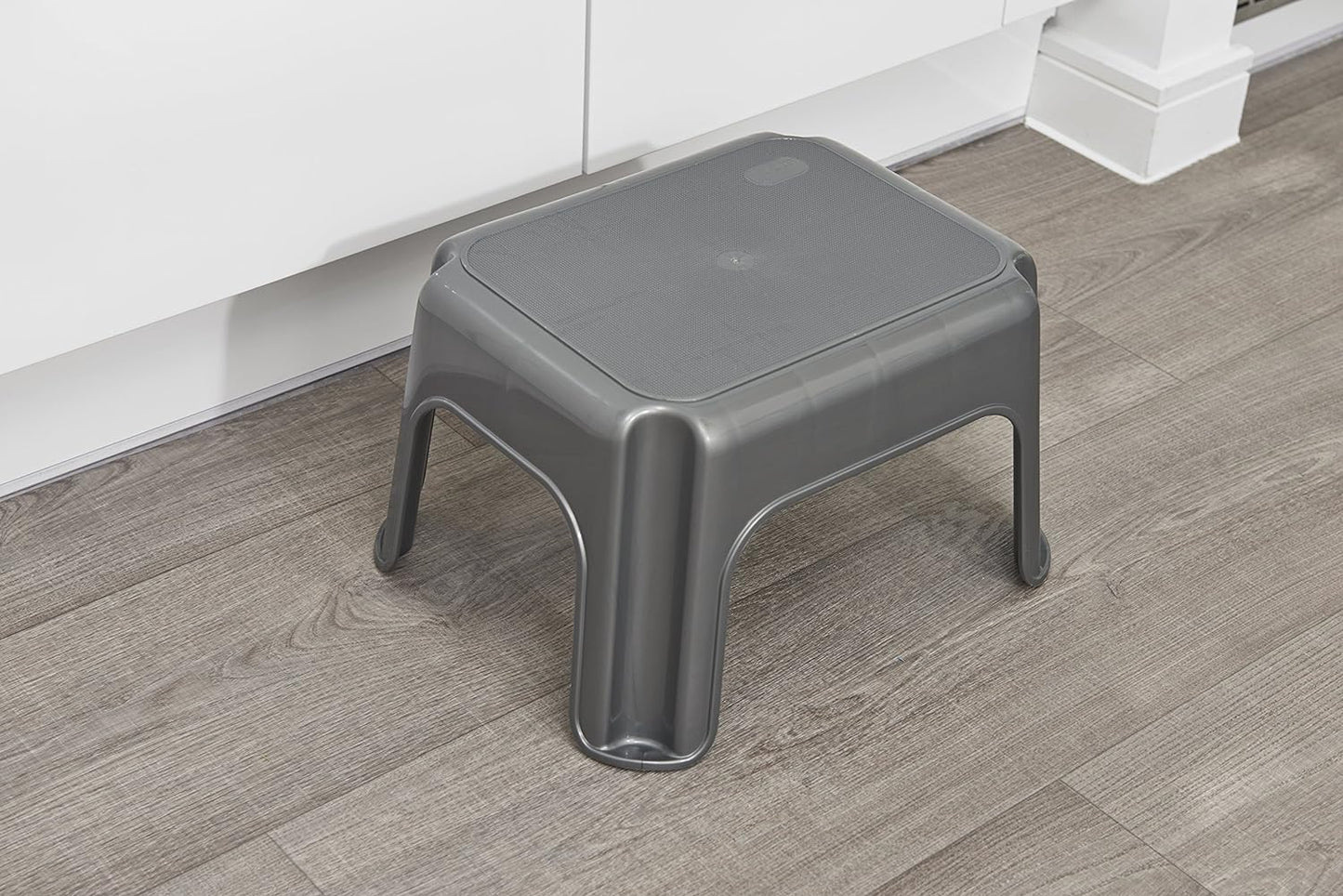 Addis Step Stool Metallic Grey