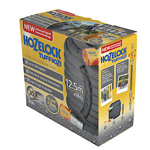 Hozelock 12.5m Tuffhoze with full set attachments {8112}