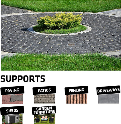 Everbuild Patio Wizard CONCENTRATE | Protection Against Moss, Algae, Green Growth 5L