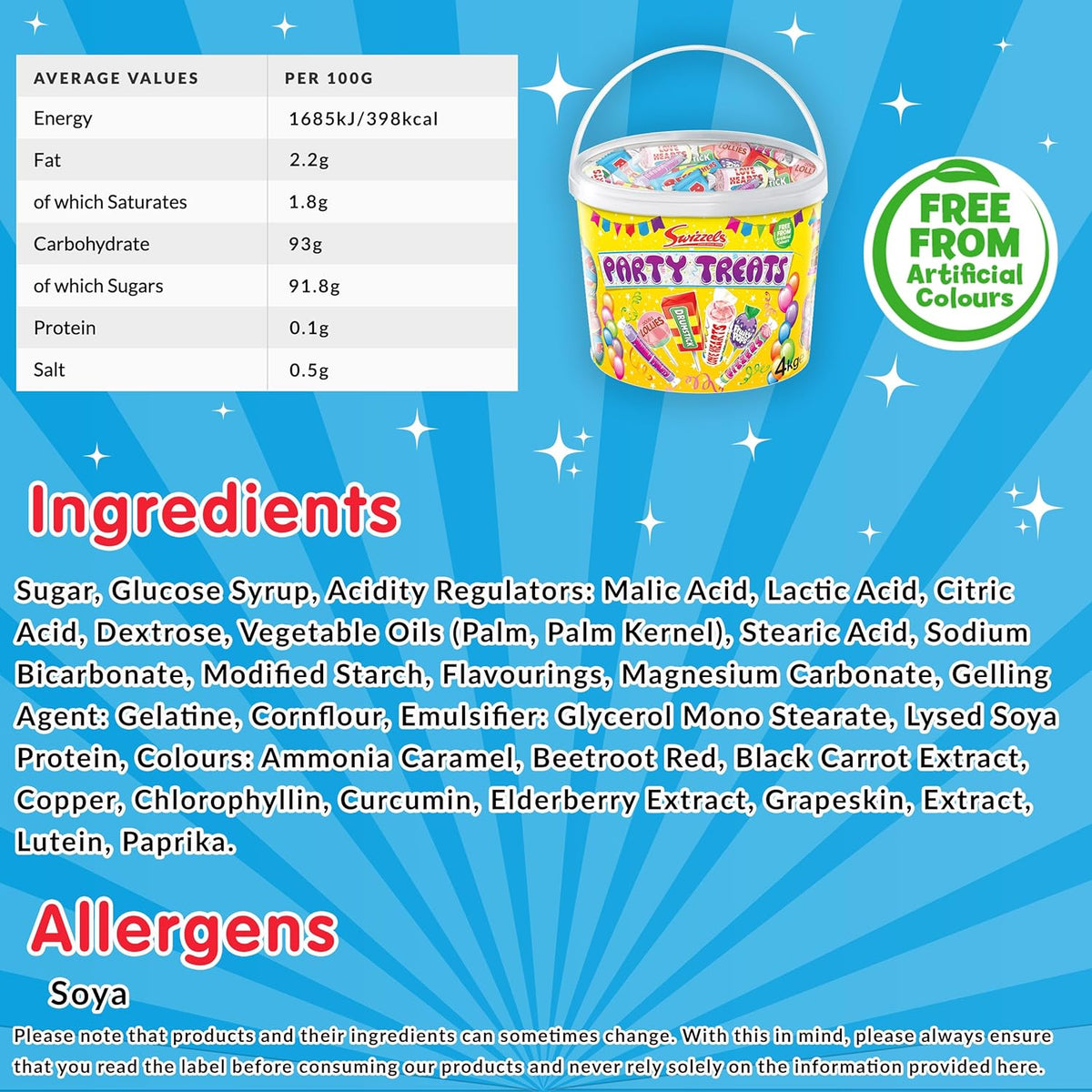 Swizzels Party Treat Gifting Tub 4kg