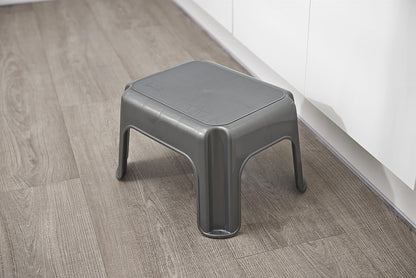 Addis Step Stool Metallic Grey