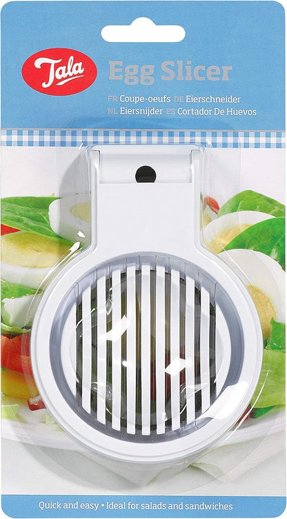 Tala Egg Slicer, Ideal For Sandwiches & Salads,White