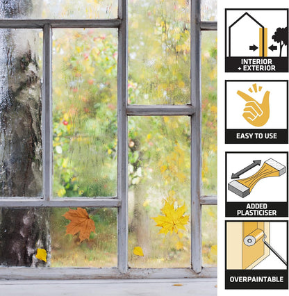 Everbuild 101 Multi-Purpose Linseed Oil Putty Brown 1Kg