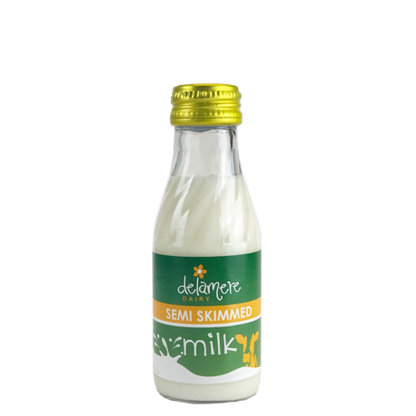 Delamere Dairy Mini Milk Bottles 24 x 97ml - Ideal for Guesthouses & Hotels