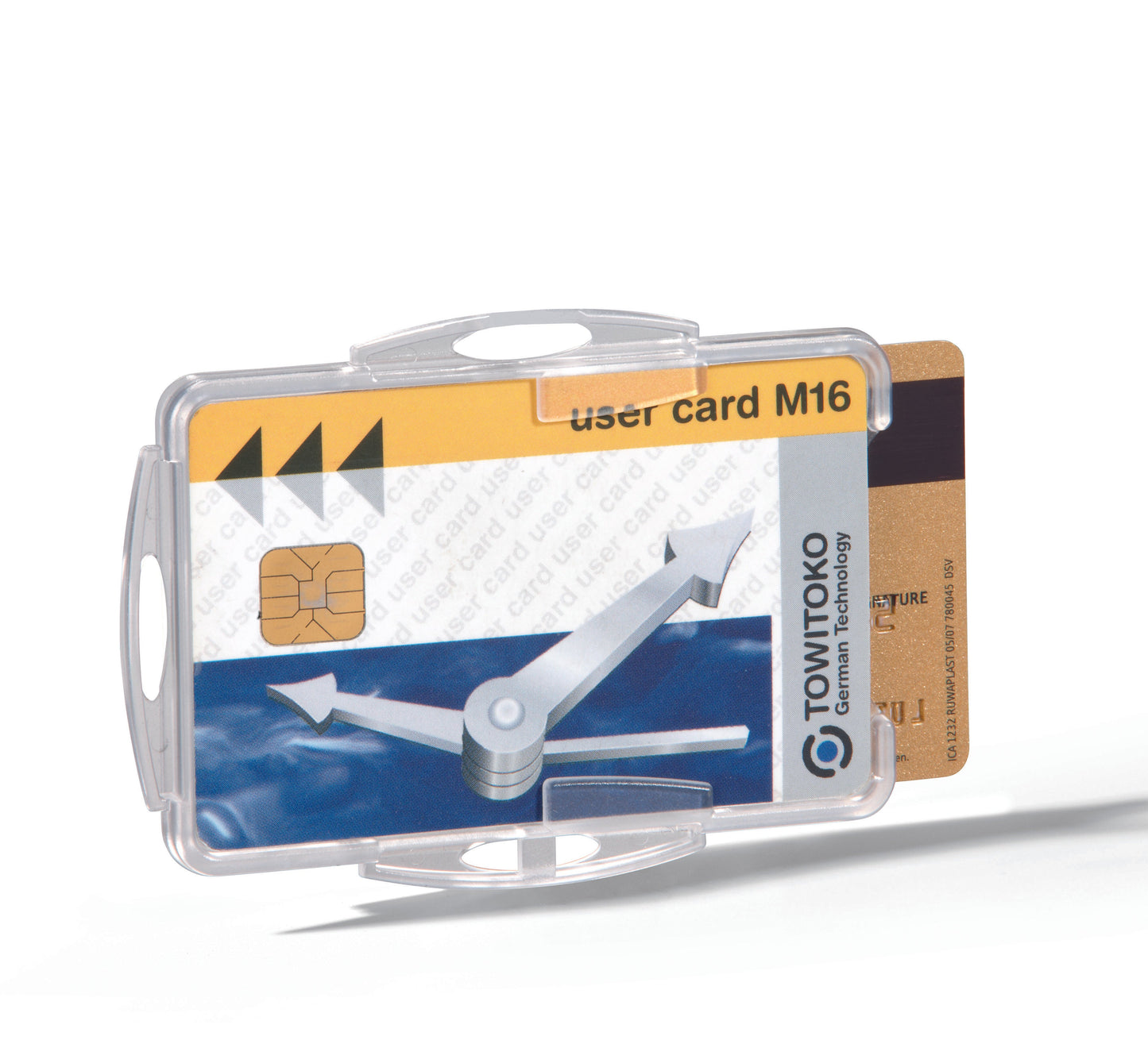 Durable Security Pass Badge Holder 54x85mm Clear (Pack 50) 999108000