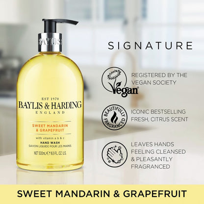 Baylis & Harding Sweet Mandarin & Grapefruit Hand Wash Refill 2x5 Litre