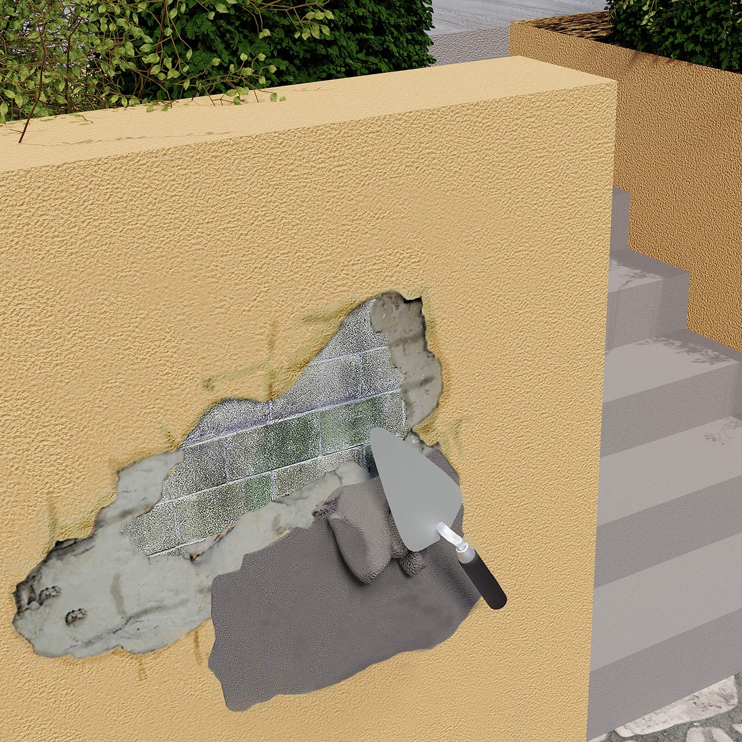 Everbuild Jetcem Deep Rapid Repair Sand & Cement 2Kg