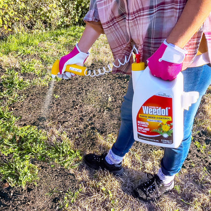 Weedol Rapid Weedkiller With Manual Sprayer, Ready To Use, 3L