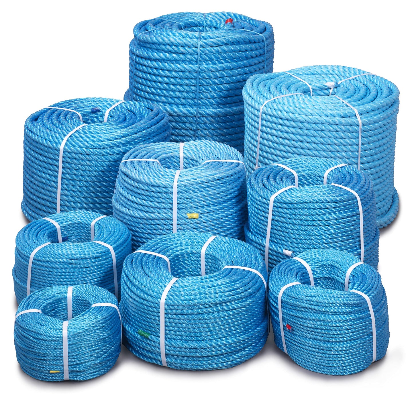 Roll-X Poly Rope Mini Coil Blue 10mm x 30m