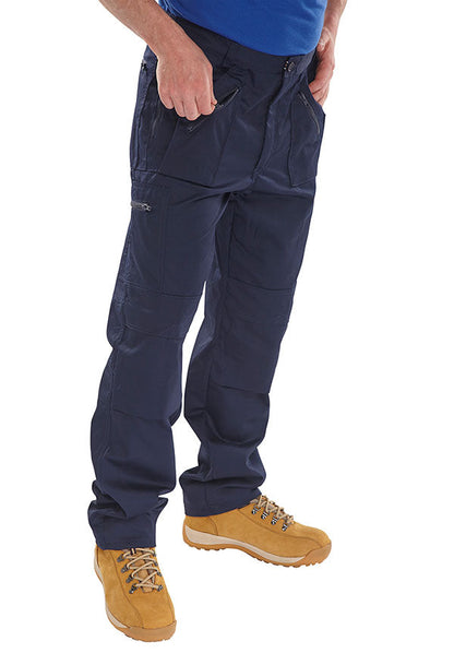 Beeswift Workwear Navy Action Work Trousers ALL SIZES