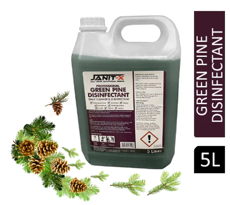 Janit-X Professional Green Pine Disinfectant 5 Litre - UK BUSINESS SUPPLIES