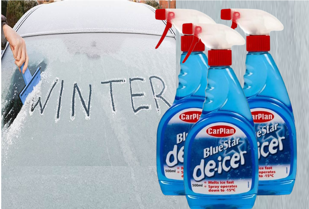 CarPlan Blue Star De-Icer Trigger 500ml (3 Pack Bundle)
