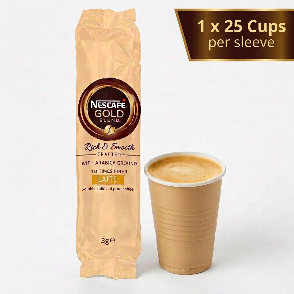 Nescafe Latte Gold Coffee In-Cup Vending 73mm (25 Cups)