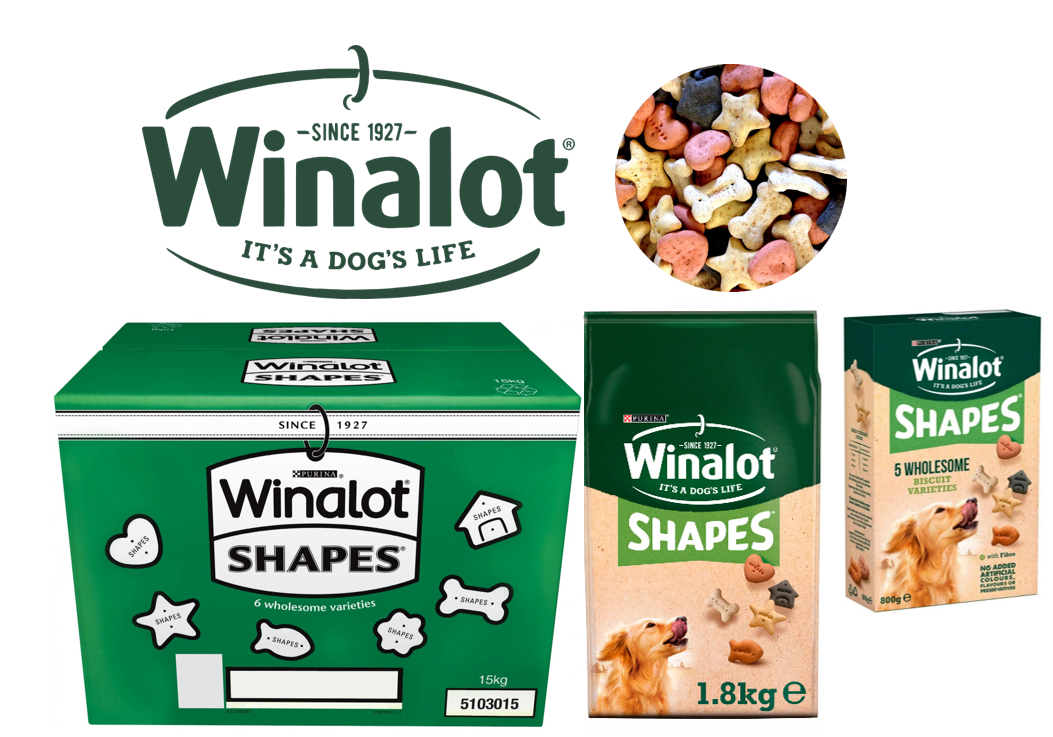 Winalot Dog Treats Shapes Dog Biscuits 4x1.8kg
