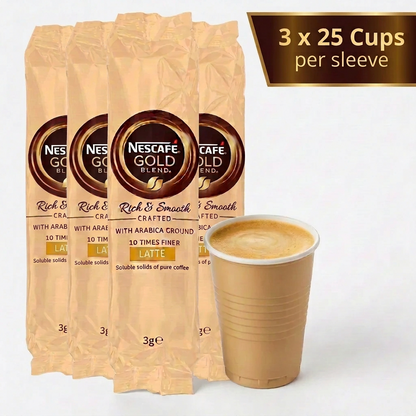 Nescafe Latte Gold Coffee In-Cup Vending 73mm (25 Cups)