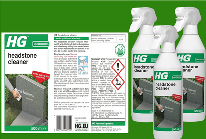 HG Natural Stone & Granite Headstone Cleaning Spray 500ML