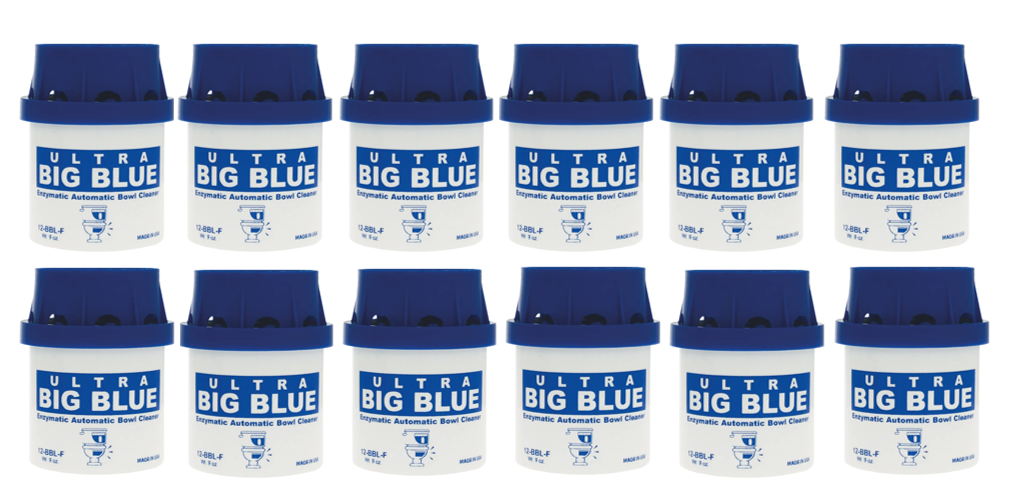 Ultra Big Blue Automatic Toilet Bowl Cleaner , Blue, Unscented, 900 Flush Cartridge - Automatic bowl cleaners. - UK BUSINESS SUPPLIES