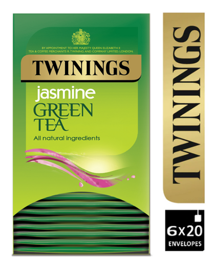 Twinings Green Tea with Jasmine Enveloped 20's