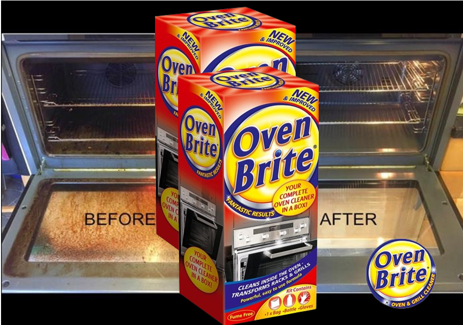 Oven Brite Cleaner Set 500ml {Liquid, Gloves and Bag}
