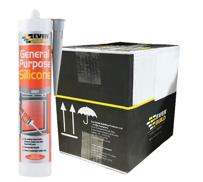Everbuild General-purpose Silicone Sealant Grey 280ml